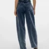 Vmollie Jeans mit hoher Taille und Ballon-Passform