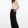 Vmpennie Jeans mit hoher Leibhöhe und weitem Bein