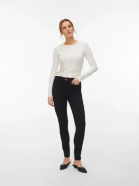 Vmpolly Mid Rise Skinny Fit Jeans