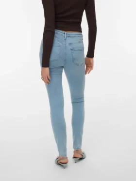 Vmpolly Mid Rise Skinny Fit Jeans