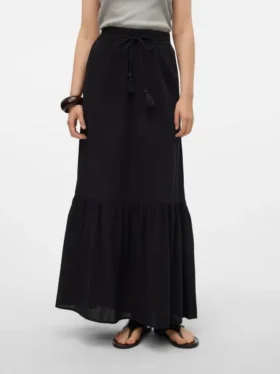 Vmpretty langer Rock mit hoher Taille