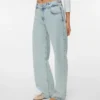 Vmrancy Jeans mit mittlerer Leibhöhe und weitem Bein