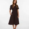Vmray Midi-Kleid aus Cord