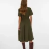 Vmray Midi-Kleid aus Cord