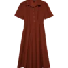 Vmray Midi-Kleid aus Cord