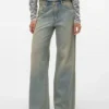 Vmremy Jeans mit mittlerer Leibhöhe und weitem Bein