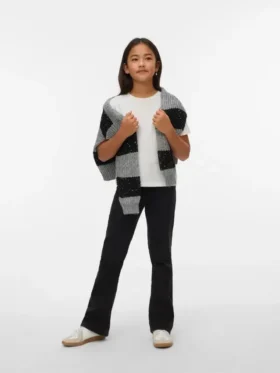 Vmriver High-Rise-Jeans mit ausgestelltem Schnitt