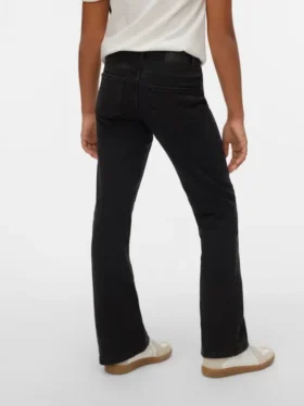 Vmriver High-Rise-Jeans mit ausgestelltem Schnitt