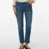 Vmrosie Mid-Rise-Jeans in Slim-Fit