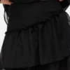 Vmsabrina kurzer Rock mit hoher Taille als Shorts