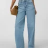 Vmsandie-Stretch Mid Rise Wide Fit – Cropped-Jeans