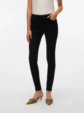 Vmseven Mid-Rise-Jeans in Slim-Fit