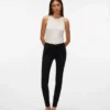 Vmseven Mid-Rise-Jeans in Slim-Fit