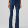 Vmsiga Jeans mit hoher Taille und ausgestelltem Schnitt