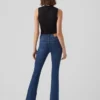 Vmsiga Jeans mit hoher Taille und ausgestelltem Schnitt