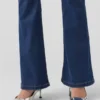 Vmsiga Jeans mit hoher Taille und ausgestelltem Schnitt