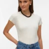 Vmsilje Strick-T-Shirt