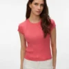 Vmsilje Strick-T-Shirt