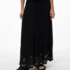 Vmsina langer Rock mit hoher Taille