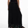 Vmsina langer Rock mit hoher Taille
