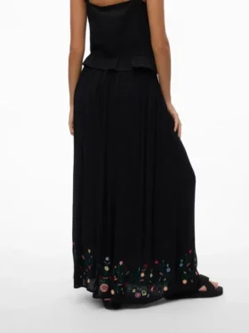 Vmsina langer Rock mit hoher Taille