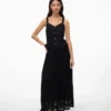 Vmsina langer Rock mit hoher Taille