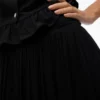 Vmsina langer Rock mit hoher Taille