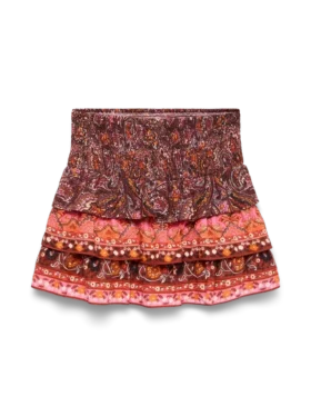 Vmswip kurzer Rock mit mittlerer Taillenhöhe als Shorts