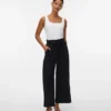 Vmsydney Hose mit hoher Taille und Knöchellänge