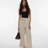 Vmsydney Hose mit hoher Taille und Knöchellänge