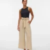 Vmsydney Hose mit hoher Taille und Knöchellänge
