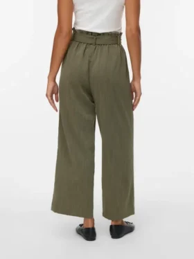 Vmsydney Hose mit hoher Taille und Knöchellänge