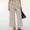 Vmsydney Hose mit hoher Taille und Knöchellänge