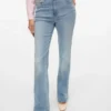 Vmtanna High-Rise-Jeans mit ausgestelltem Schnitt