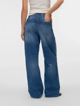 Vmtaylor Jeans mit mittlerer Taille und weitem Bein