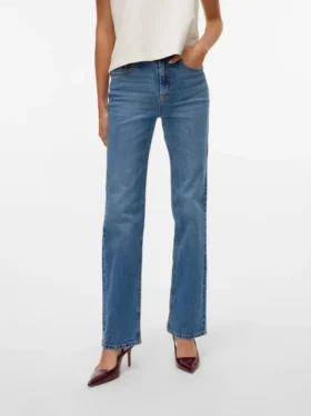 Vmtessa High-Rise-Jeans in gerader Passform