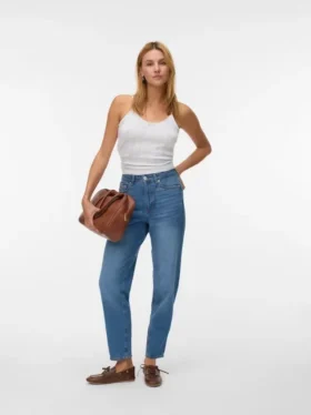 Vmtessa High-Rise-Mom-Fit-Jeans