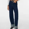 Vmtessa High Rise Wide Fit – Cropped-Jeans