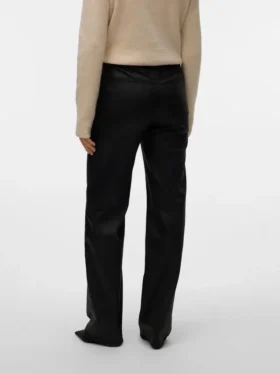 Vmtessa Hoch taillierte beschichtete Hose