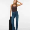 Vmtessa Jeans mit hoher Leibhöhe und weitem Bein