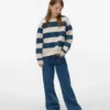 Vmtessa Jeans mit hoher Leibhöhe und weitem Bein