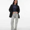 Vmtessa Jeans mit hoher Leibhöhe und weitem Bein