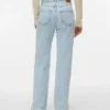 Vmtessa Jeans mit hoher Leibhöhe und weitem Bein