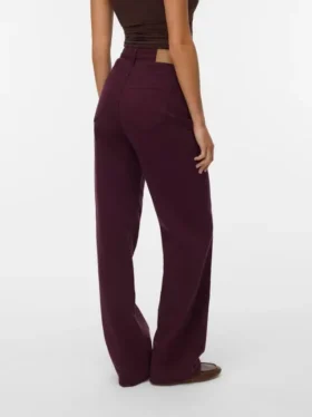 Vmtessa Jeans mit hoher Leibhöhe und weitem Bein