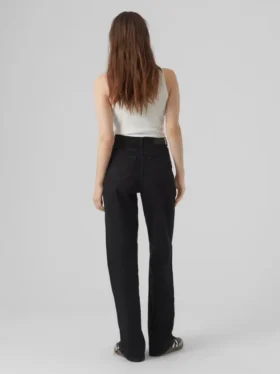 Vmtessa Jeans mit hoher Leibhöhe und weitem Bein