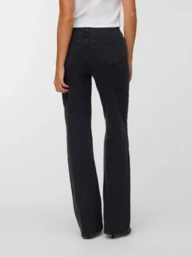 Vmtessa Jeans mit hoher Leibhöhe und weitem Bein