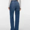 Vmtessa Jeans mit hoher Leibhöhe und weitem Bein