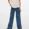 Vmtessa Jeans mit hoher Leibhöhe und weitem Bein