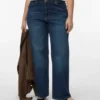 Vmtessa Jeans mit hoher Leibhöhe und weitem Bein