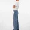Vmtessa Jeans mit hoher Leibhöhe und weitem Bein